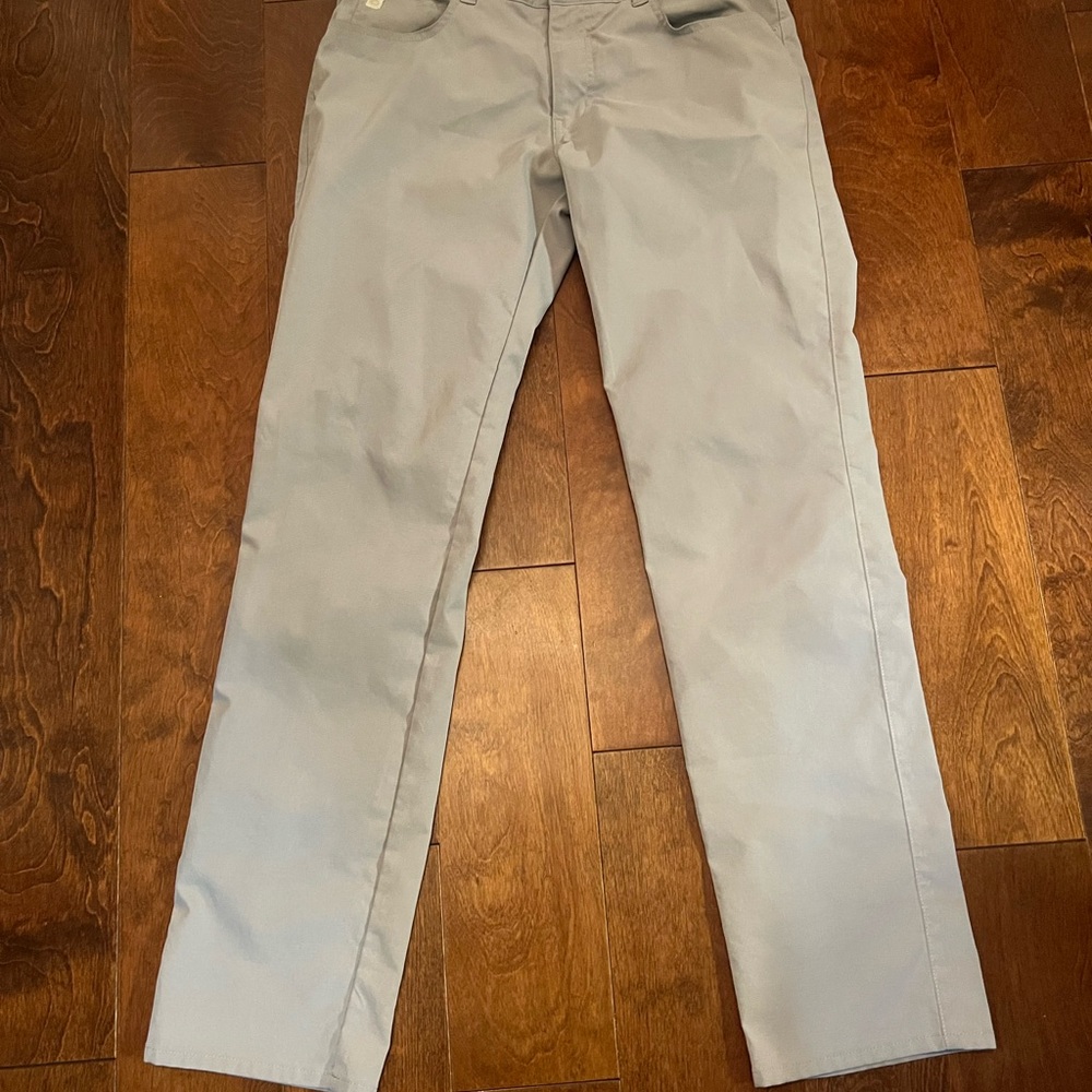 Peter Millar Light Gray Men's Pants